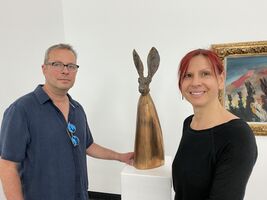 Miniaturbild: Künstlerführung mit Heike und Klaus Metz zur Ausstellung 'Unser Kosmos'